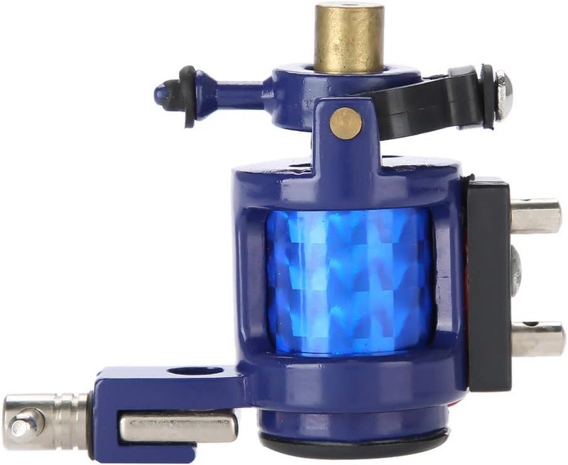 woobles Tattoo Machine Gun Alloy Rotary Shader Liner, Strong Motor Gun Liner Shader Coloring Permanent Makeup Tool for Shader Supply Equipment and Artists(Blue) - Image 1